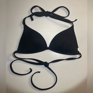 PINK Victorias Secret | Triangle Push Up Bikini Top | Color: Black | Size: Small